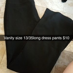 Vanity size 13 (35 long) dress pants